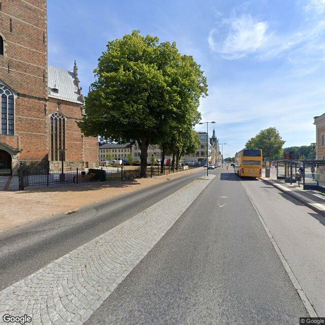 Street view from crime scene
